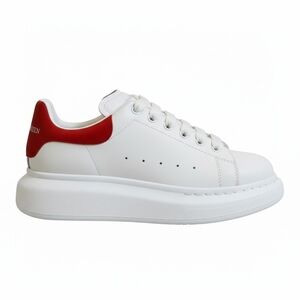 Alexander Mcqueen "Lust Red" Oversized Sneaker In White And Red Size 2.5Y